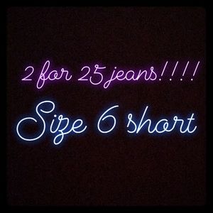 2 pairs of jeans for only25!!!!